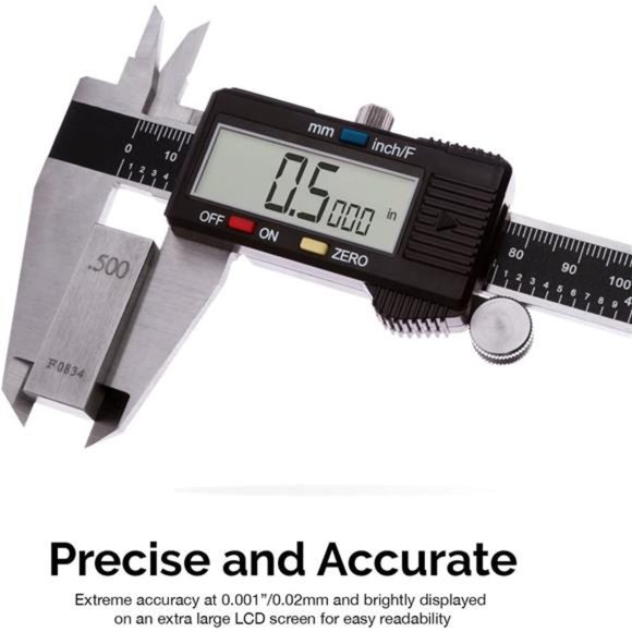NEIKO 01407A Electronic Digital Caliper | 0-6 Inches | Stainless Steel - Picture 2 of 6